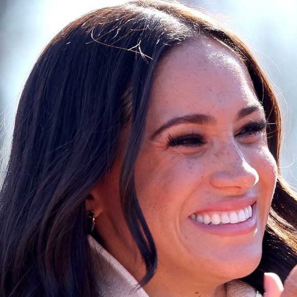 NEW Marbled Blue Imitation Gemstone & CZ Spike Dangle Drop Earrings - Picture 9 of 9